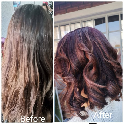 hair transformation result